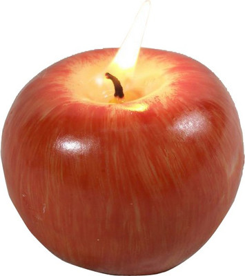 

Futaba Red Apple Shape Fruit Scented small Candle(Red, Pack of 1)