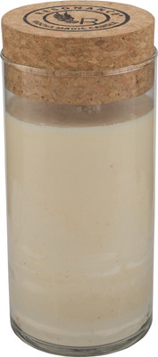 

Resonance Mocha Magic Large Pillar with Cork Lid Candle(White, Pack of 1)