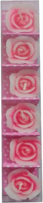 

Shopjinie Floating Rose Pack Candle(Pink, Pack of 6)
