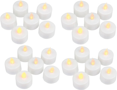 

Jewel Fuel LED Tealight Candle(Yellow, Pack of 24)