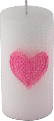 Giftadia Pillar Candle PL-2915 White Candle(White, Pack of 1)