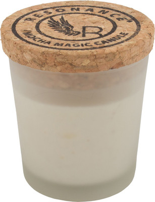 

Resonance Cork Lid Mocha Magic Natural Wax Voltive Candle(White, Pack of 1)