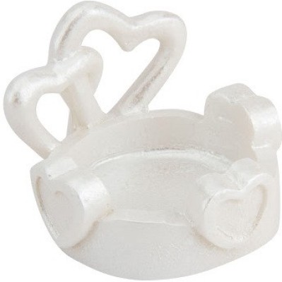 

Babies Bloom White Wedding Heart Ring Candle(White, Pack of 1)