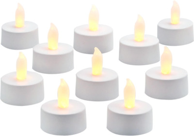 

Goyal Candles LED Yellow Flickering Tealight (Pack Of 10) Candle(Yellow, Pack of 10)