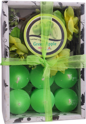 

DCH Green Apple Gift Pack Candle(Green, Pack of 1)