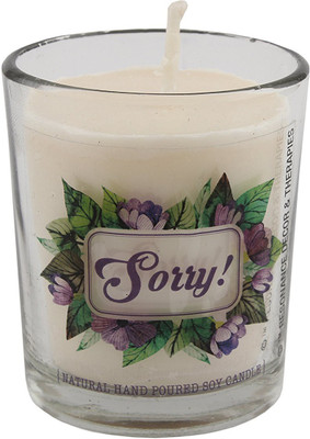 

Resonance Sorry Messenger Votive Candle(White, Pack of 1)