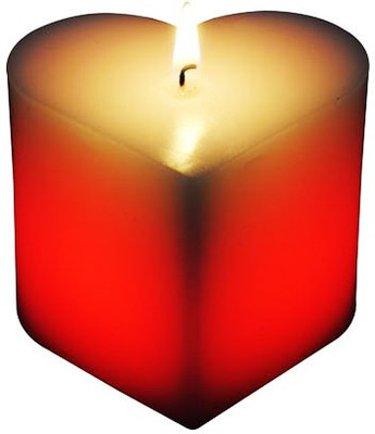 

Toygully Heart Shaped Candle(Red, Pack of 1)