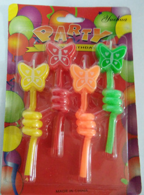 

Funcart Spiral Butterflies Colorful Candle ( pack of 4) Candle(Multicolor, Pack of 4)