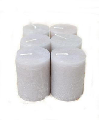 

Aurocandles Votives Candle(Grey, Pack of 6)
