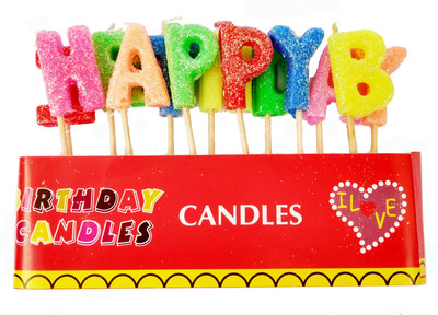 

NxtGen Happy Birthday Toothpick Candle(Multicolor, Pack of 1)