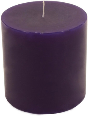 16% OFF on Golmaalshop Wax Pillar Candle(Purple, Pack of 1)
