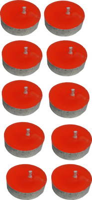 

Atorakushon Scented Smokeless Tea light Candle(Orange, Pack of 40)