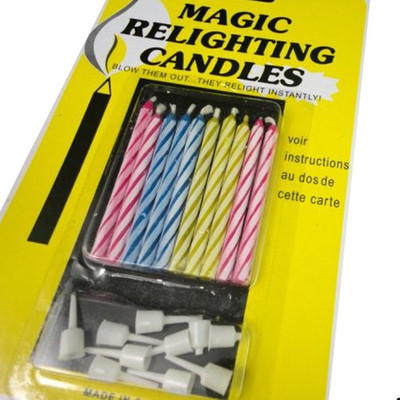 FUNCART Magic Candle(Multicolor, Pack of 10)