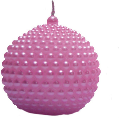 

Candangel Beaded Ball Candle(Pink, Pack of 1)
