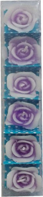 

Shopjinie Floating Rose Pack Candle(Purple, Pack of 6)