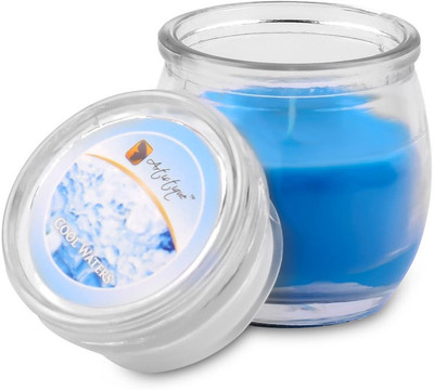

Artistique Cool Water BB Jar Candle 1.5 Oz Candle(Blue, Pack of 1)