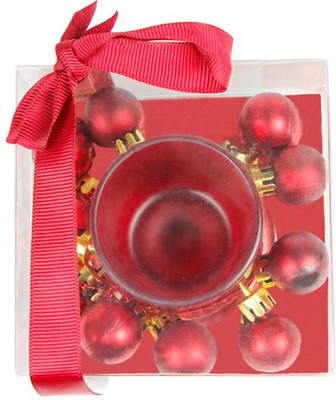 

The Candle Shop Christmas Candle(Red, Pack of 3)