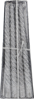 

Footista Modish Delight Candle(Silver, Pack of 4)
