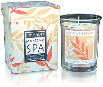 

Maroma Happy Heart Candle(White, Pack of 1)