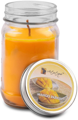 

Artistique Mango Papaya Jar Candle(Yellow, Pack of 1)