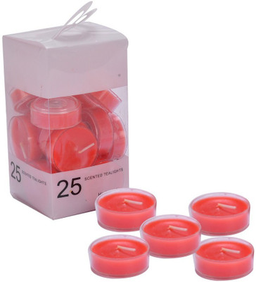 

Scrafts CN007RD Aromatic Rnd 25 Candle(Red, Pack of 25)