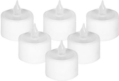 

Parkash Candle Smoke Free Candle(White, Pack of 6)