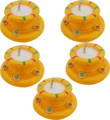 

SKY TRENDS Diwali gift DW#0014 Candle(Multicolor, Pack of 5)