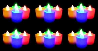 

Palakz Colourful LED Candle(Multicolor, Pack of 24)