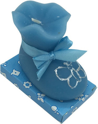 

Funcart Blue Baby Bootie Candle Candle(Multicolor, Pack of 1)