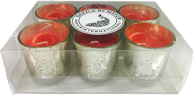 

Dazzle Silver Votive Candle Set of 6 Candle(Multicolor, Pack of 6)