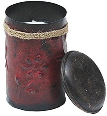 

Bali Mantra Bali Mantra scented natural soy wax candle in distressed tin Candle(Red, Pack of 1)