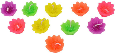 

Starlight Candles Floating CL Candle(Multicolor, Pack of 10)