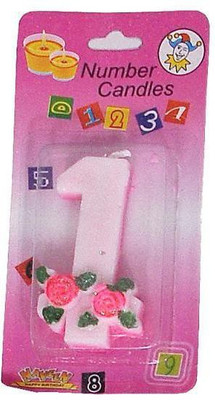 

Indigo Creatives Year 1 Birthday Candle(Multicolor, Pack of 1)