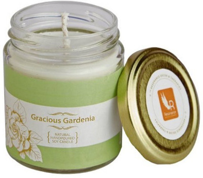 

Resonance Gardenia Natural Wax Medium Jar Candle(White, Pack of 1)