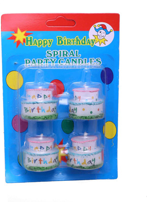 

Funcart Two tier cake birthday candle Candle(Multicolor, Pack of 1)