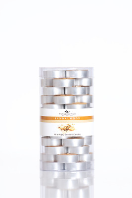 The Fragrance People Sandalwood Candle(Orange, Pack of 48) The Fragrance People Sandalwood Candle(Orange, Pack of 48)