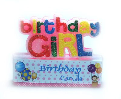 

THE FAMILY STORE BIRTHDAY GIRL Candle(Multicolor, Pack of 1)