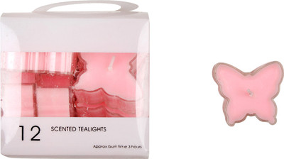 

Pink Rose Butterfly Gift Set Candle(Pink, Pack of 1)