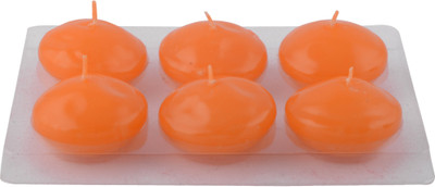 

Giftadia Tealight Candles FC-44 Orange Candle(Orange, Pack of 6)