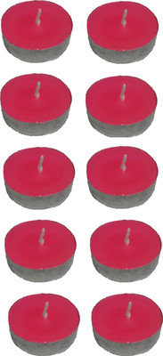 

Atorakushon Scented Smokeless Tea light Candle(Pink, Pack of 80)
