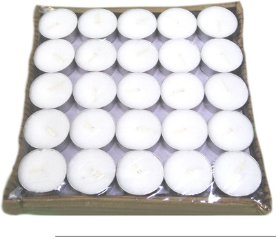 

Pure Source 100 Tea Light Pack Candle(White, Pack of 100)