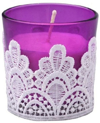 

Resonance Pink Lace Styled Candle(Pink, Pack of 1)