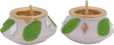 

SKY TRENDS Diwali gift DW#0009 Candle(Multicolor, Pack of 2)