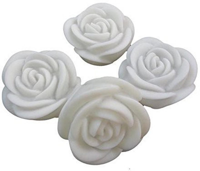 

A To Z Traders Flickering Multicolour Roses LED TeaLights for Diwali Home Rangoli Decoration Light Candle(Multicolor, Pack of 4)