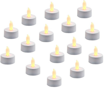 

Home Shop Retails LED Tea Light Candle(White, Pack of 15)