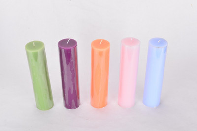 

Scrafts CN014AS Aromatic 8" Rnd Candle(Multicolor, Pack of 1)