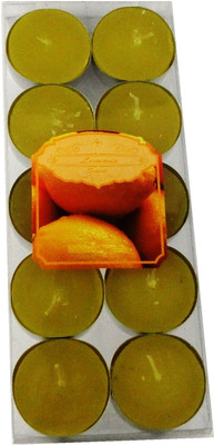 

Devinez Smokless Tealight Candles Candle(Yellow, Pack of 10)
