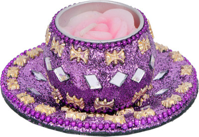 

Shreeng Plate With Bowl Candle For Home Décor set Candle(Multicolor, Pack of 2)