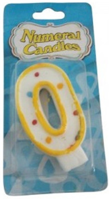 

Funcart ZERO Number Candle Candle(Multicolor, Pack of 1)