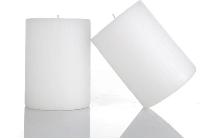 

Fragrance World India Pillar Candle(White, Pack of 2)